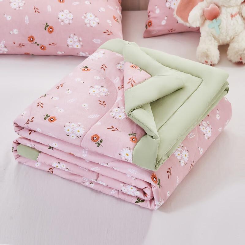 Jieliya Washed Cotton Floral Summer Quilt & A/C Blanket