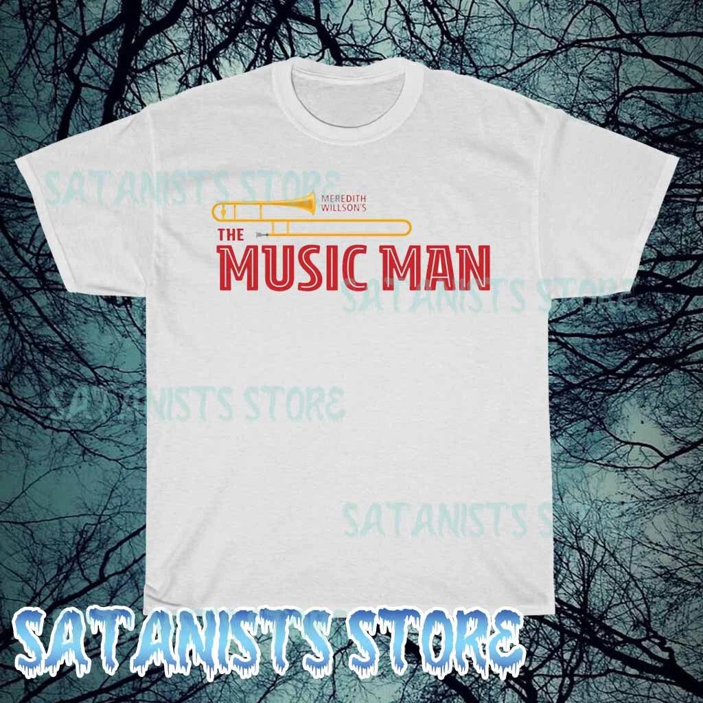 Новая красная логотипная мужская футболка Music Man смешной размер от S до 5XL L