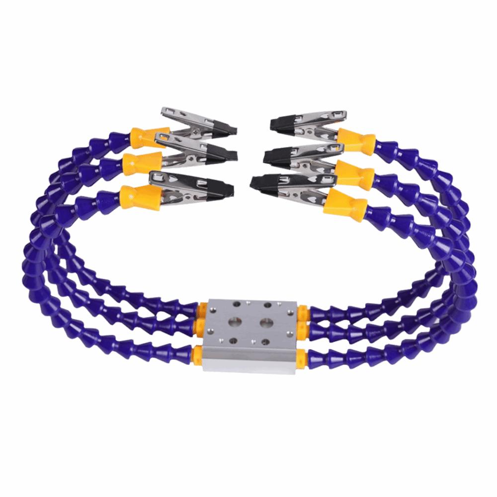 Octopus Design Soldering Helping Hands Flexible Arm Welding Fixture Station  Welding Precision Work