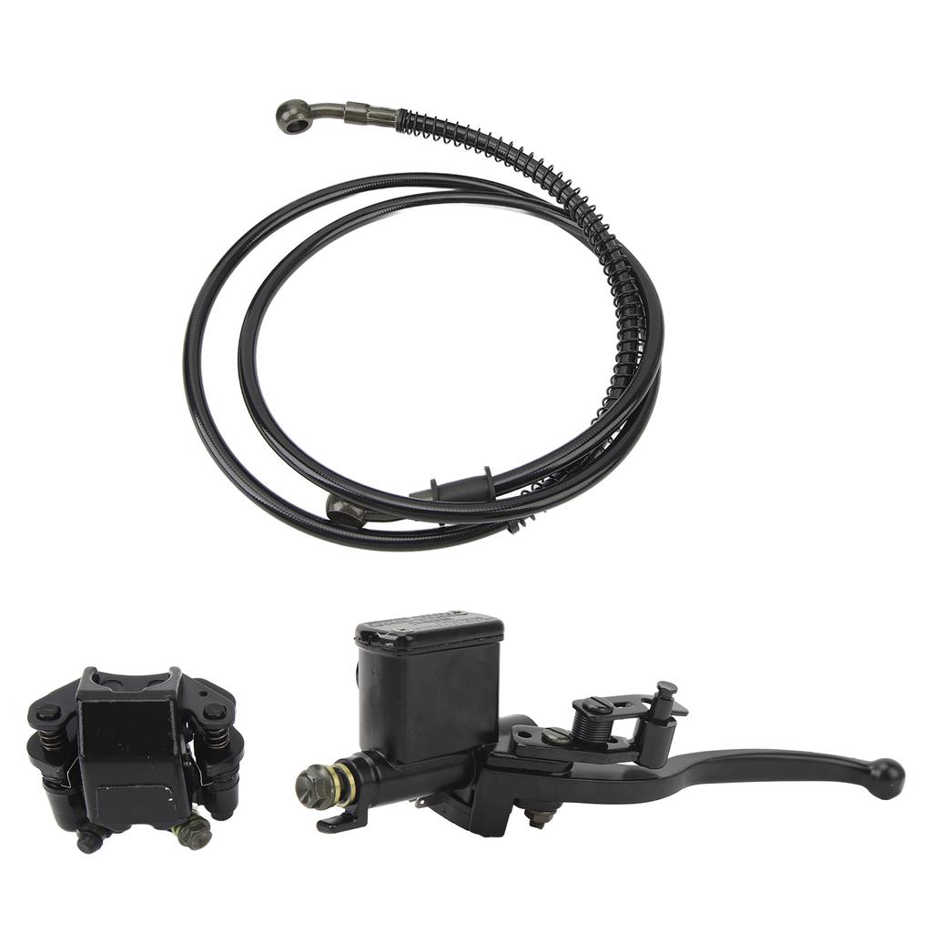 Hydraulic Brake Master Cylinder Caliper Hydraulic Disc Brake Kit for 50cc 70cc 90cc 110cc 125cc 150cc ATV Quad Pit Pro