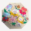 1pc BT21 Characters Automatic Umbrella with 8-Rib Compact Design, Foldable & Portable for Outdoor Leisure, Everyday Use - Ideal Gift for Friends and F