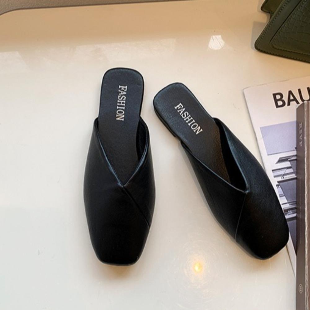 Women's Flat Slippers Wearing Outside Baotou Slippers Women Fashion Sandals for Women Shoes