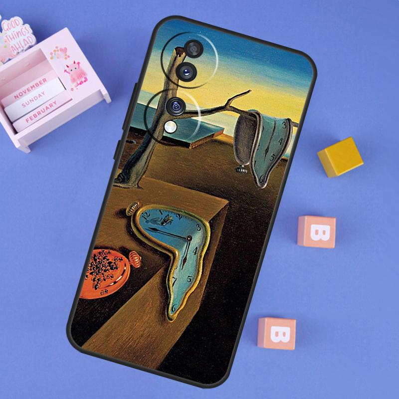 Salvador Dali Painting Case For Honor 200 400 Lite 50 70 90 X9a X9b X9c X9d X8b X8c Win RT Magic 7 5 6 8 Pro Cover