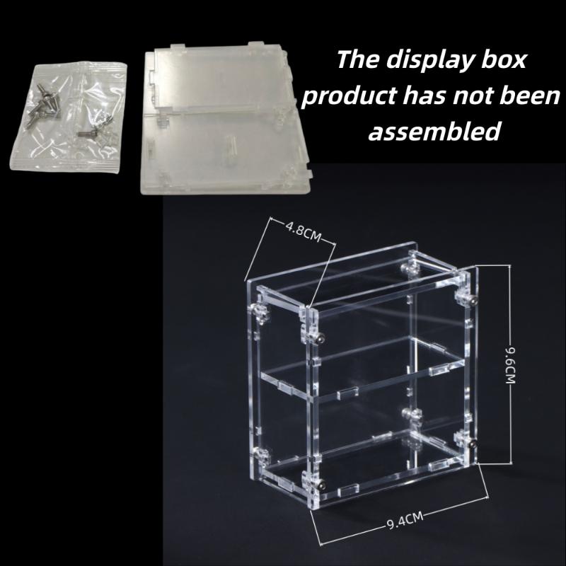 1 Set Acrylic Dust-Proof Showcase & Storage Organizer Box 1/64 Diecast Model Car Display Case With Cover For MiniGT Tomica