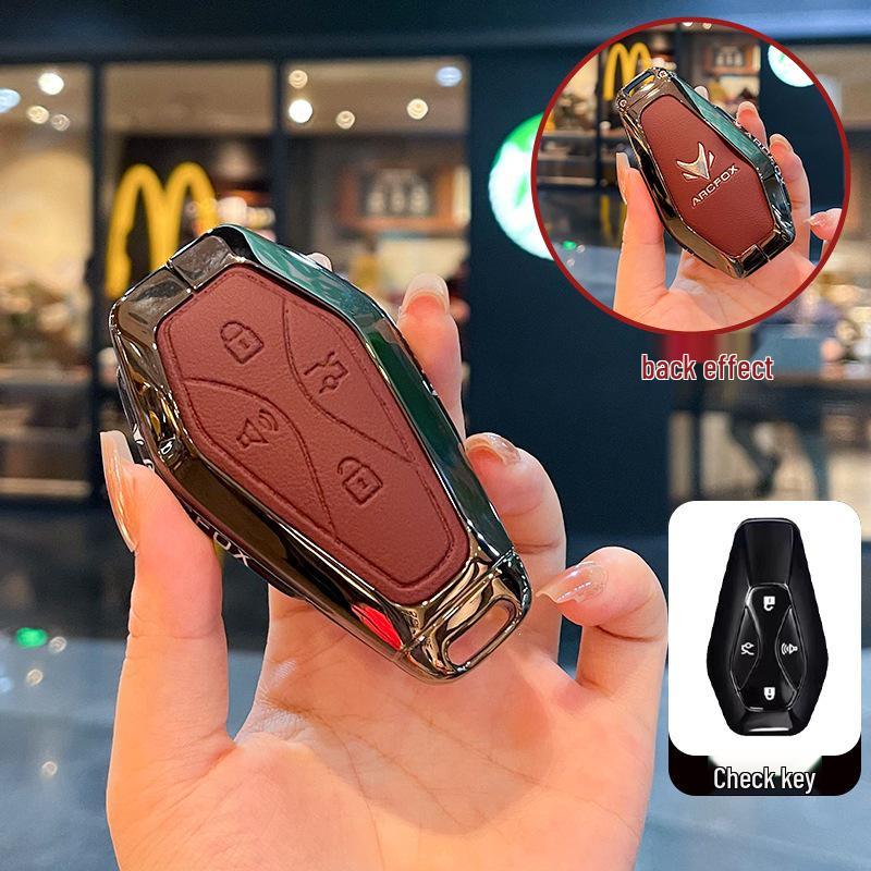 Compatible Key Case for BAIC ARCFOX Alpha S5, ARCFOX S5/S6/T Forest Edition, T5/T6, Koala S Car Models