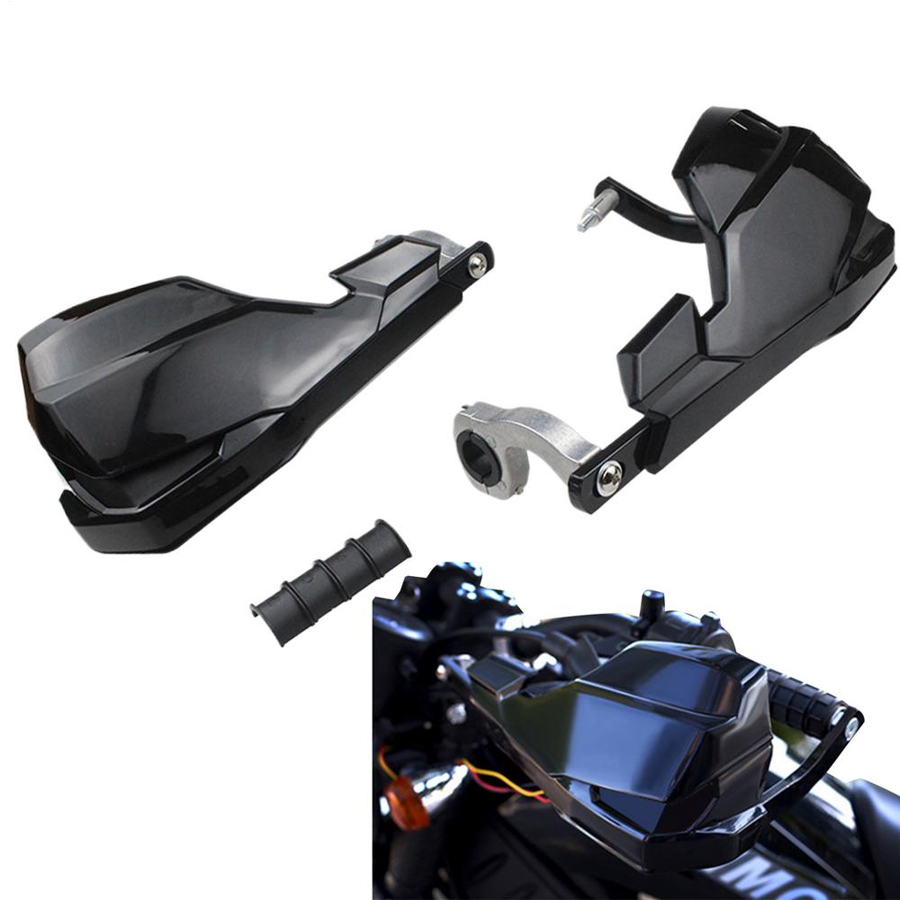 Motorcycle Handguards Handle Protection Shield 1 Pair Aluminum Alloy Shield Motorbike Handguard For ATV Motorbike Motocross