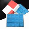 12Pcs Snooker Billiard Chalk Pool Cue Tip Square Powder Billiard Cue Tip Chalk Indoor Sport Snooker Accessories