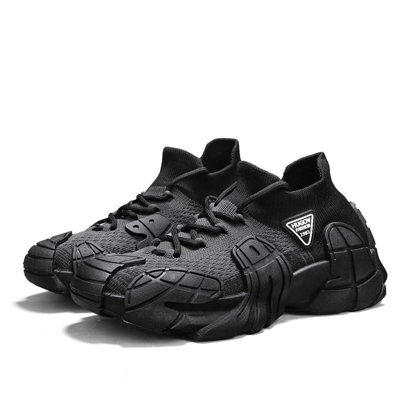 

Sneakers Man Lightweight Vulcanize Shoes For Men Sports Flying Weaving Slip-Ons Breathable Autumn Leisure Chunky Trend Work 44