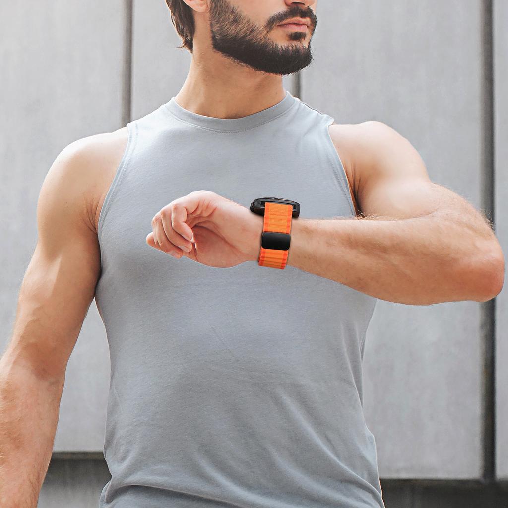 Trail Loop Bänder Für Samsung Galaxy Watch Ultra Armband 47mm Zubehör Sport Nylon Magnetisches Armband Galaxy Watch 7 Ultra 47 mm