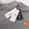Unisex Crew Neck Long Sleeve Loose Fit Korean Cotton Knit Sweater Fox Head Embroidery Pullover Cardigan Couple Knitwear