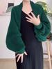 2024 Women's Long Sleeve Knit Shawl - Versatile, Fashionable Spring & Autumn Cardigan, Loose & Warm with Elegant Style.
