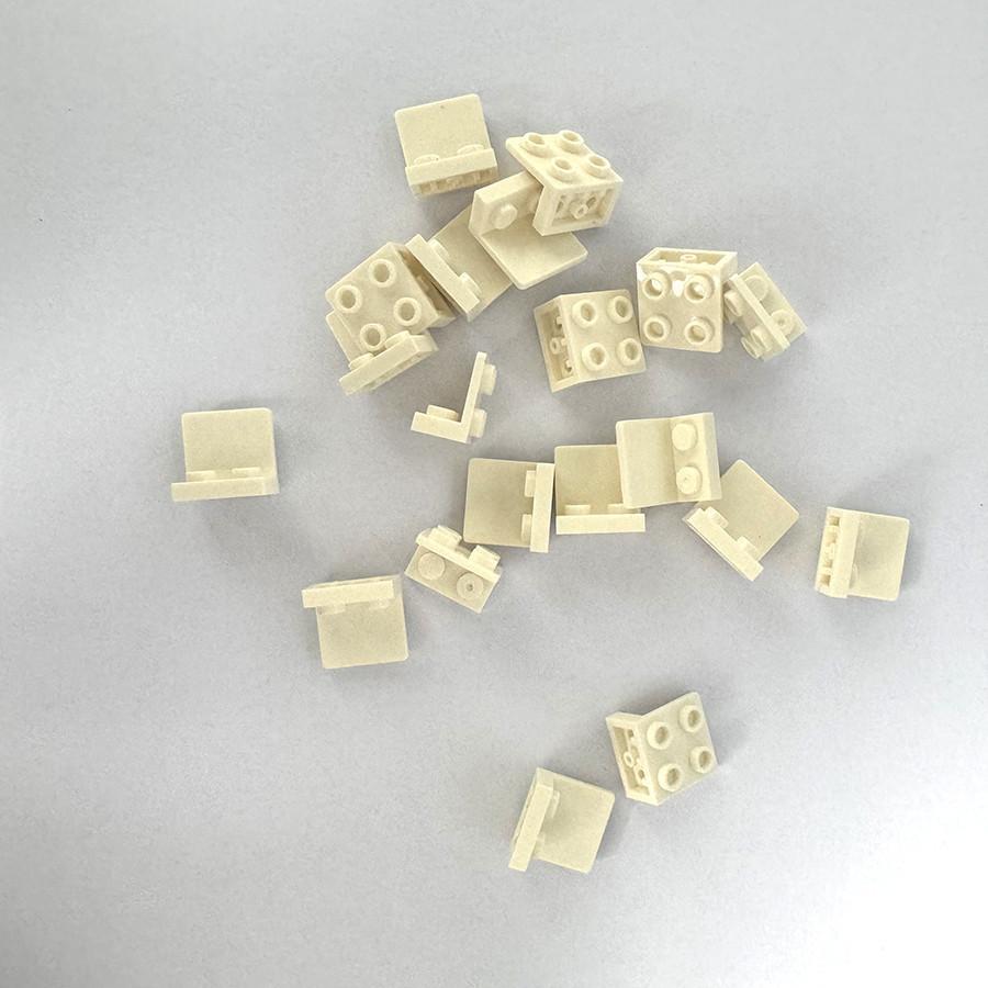 20 Stück Figuren Ständer Basisplatte 99207 Halterung Invertierte Bausteine DIY Figur Stehendes Display Halterung Zusammenbauen Baustein Spielzeug