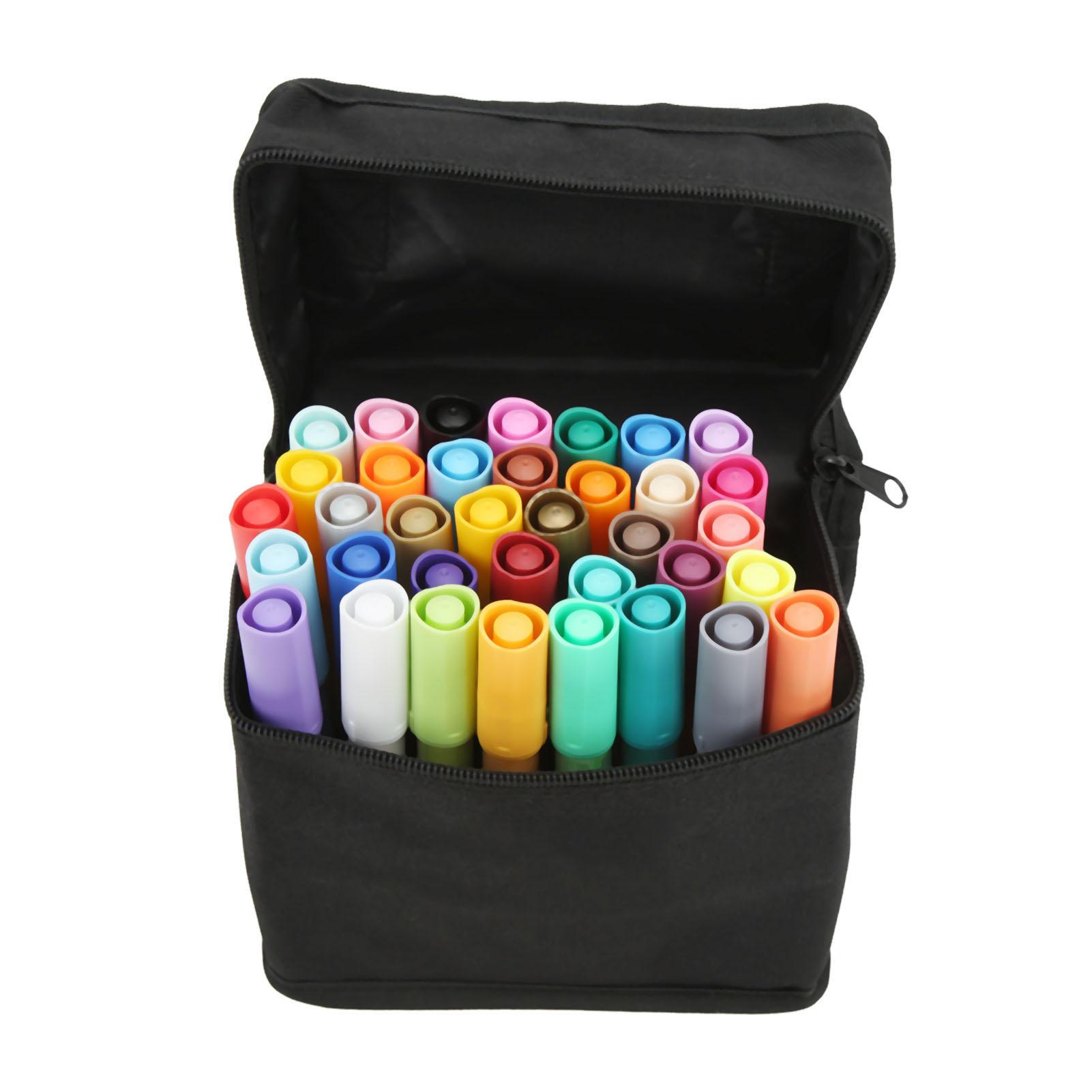 

Набор маркеров для акриловых красок 36 цветов, более гладкие ручки с высокой адгезией для раскрашивания