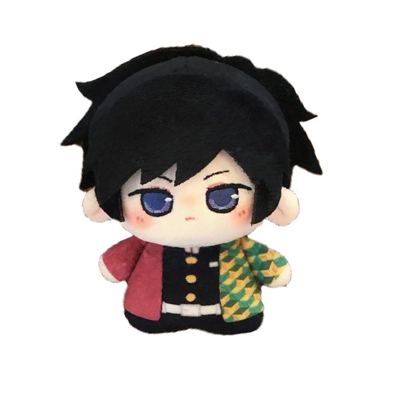 Novo 10cm Demon Slayer: Kimetsu No Yaiba Suikou Tomioka Giyu Atributo Boneca de Algodão Fofa Brinquedo de Pelúcia Periférico Presente para Menino