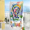 Pumpkin Party Night Personalized Name Beach Towel Super Soft & Absorbent Suitable for Sports Travel Swimming Yoga Bathroom Beach And Pool