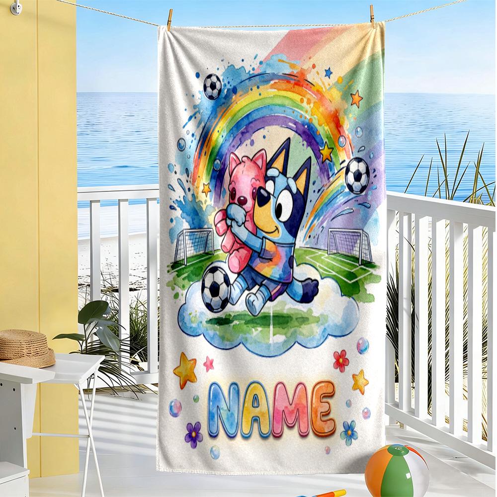 Pumpkin Party Night Personalized Name Beach Towel Super Soft & Absorbent Suitable for Sports Travel Swimming Yoga Bathroom Beach And Pool