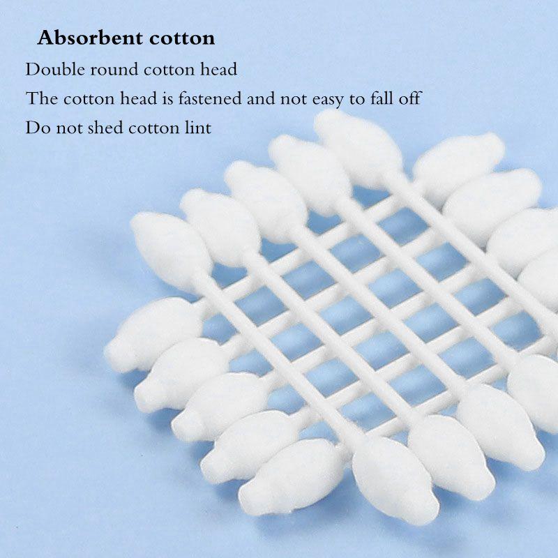 Pet Ear Swabs 56Pcs/box Cat Dog Ear Cleaner Cotton Swabs For Dogs Cats And Small Pets Disposable Cotton Swabs For Cleaning Dogs