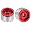4pcs 1.0 Inch Beadlock Wheels for 1/18 Remote Control Crawlers SCX24 and TRX4M Remote Control Car Parts