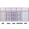 10/24 Pcs Mini Buttons For DIY Doll Clothes Tiny Metal Buckle Invisible Snap For 1/6 Doll Clothing Sewing Accessories