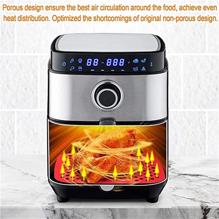Silicone Washable Air Fryer Liner Mat Pad