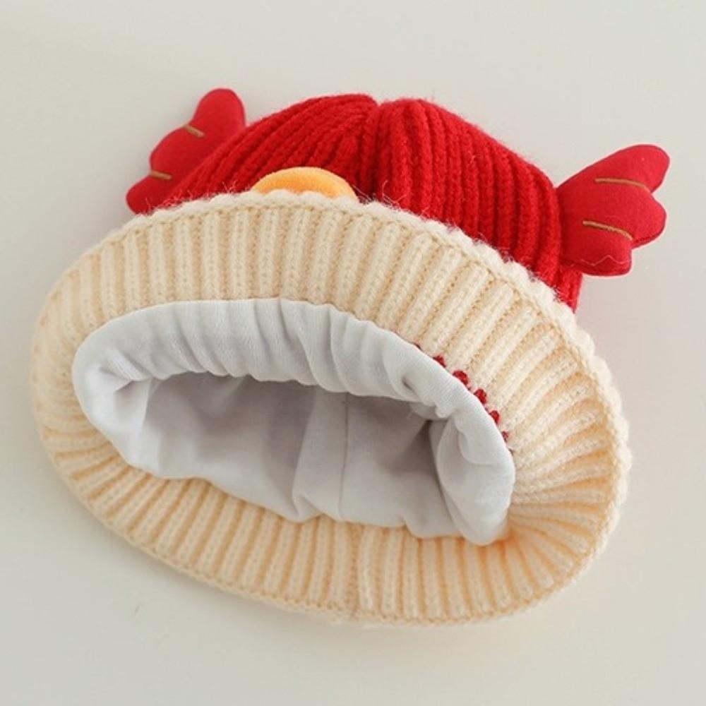 Winddichte Ohrenschutzmütze Warme Strickmütze Neue Strickmütze 0-3J