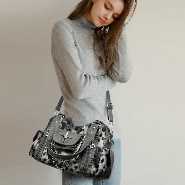 Women's Large Capacity Handheld Shoulder Crossbody Bag