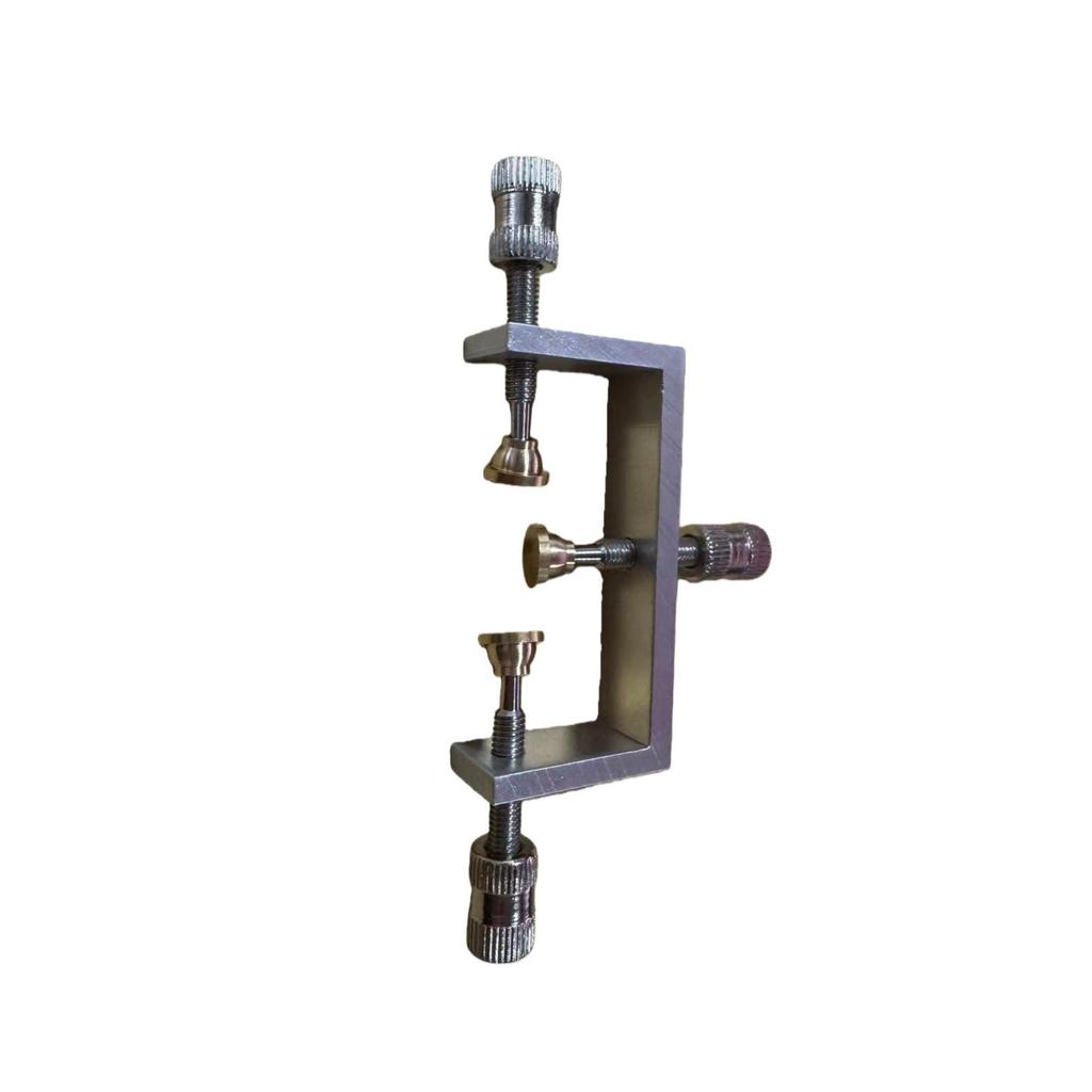 Three-Way Fixed Clamp for Repairing Violin and Viola Cracks in Side and Back Plates