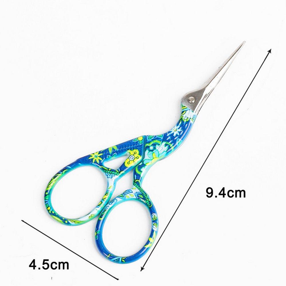 Classic Stork Nail Art Crane Embroidery Cutters Scissors Shears Tailor Scissors Sewing Tool