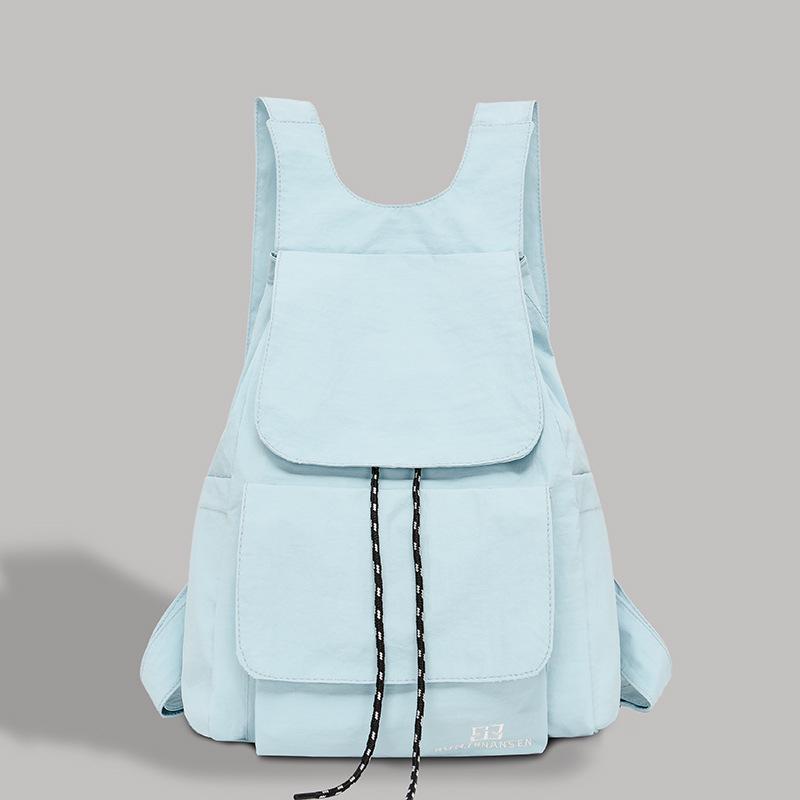 Korean-Style Large Capacity Drawstring Backpack for Outdoor Sports & Casual Use