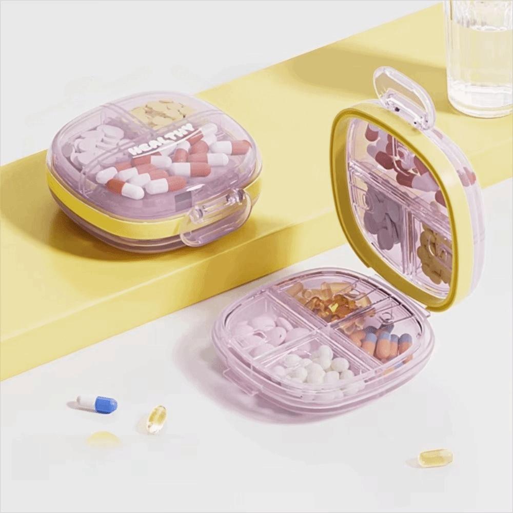 7 Compartment Sealed Pills Case Moisture-Proof Weekly Pills Container Chronic Patients