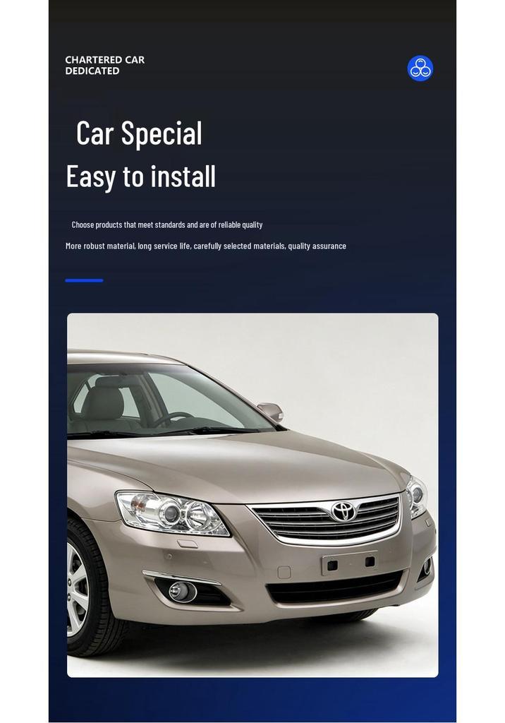 Fits Toyota 06 Camry Front Bumper with Holes