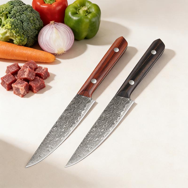 Damascus Steel Kitchen Knife Boning Paring Utility Knife Chef Knife For Fruit Vegetable Meat Fishing Cutting Tools