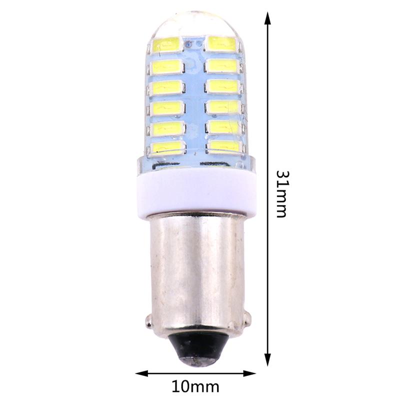 2X Ba9S T11 T4W 3014 24Smd 12V Led Car Side Light Bulbs Interior Lamps White