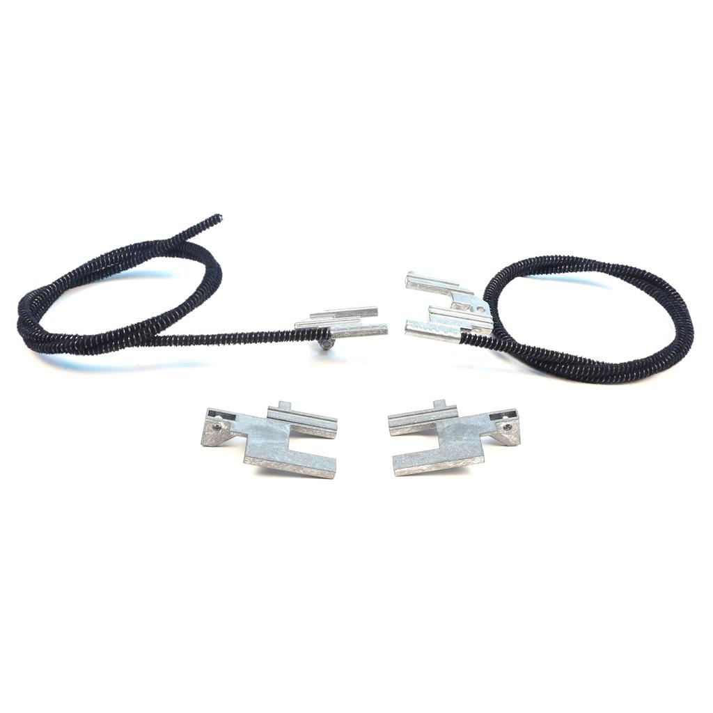 BSR674 Electric Sunroof Repair Track Drive Pull Bowden Cables Left and Right With Metal Mounting Bracket Hinges for Renault Megane MK1 Scenic MK1