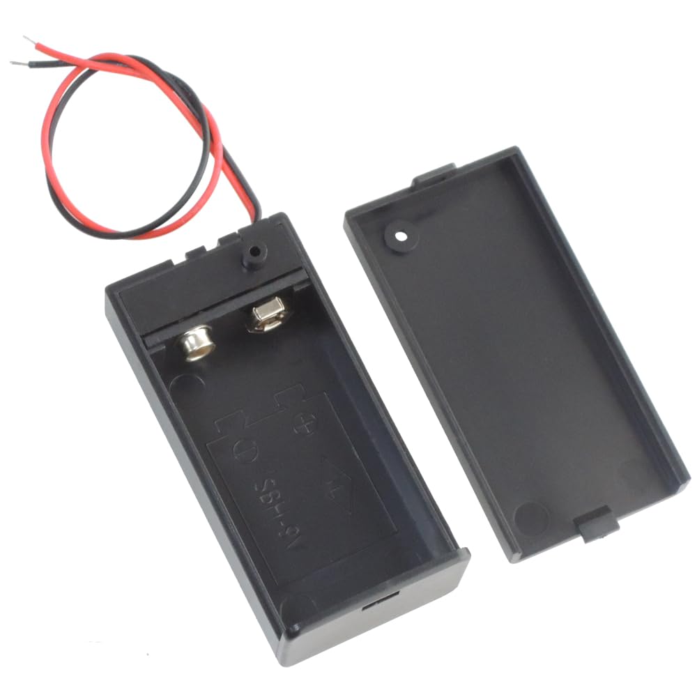 KAUMO Battery Box (9V Square Battery X 1) Battery Case