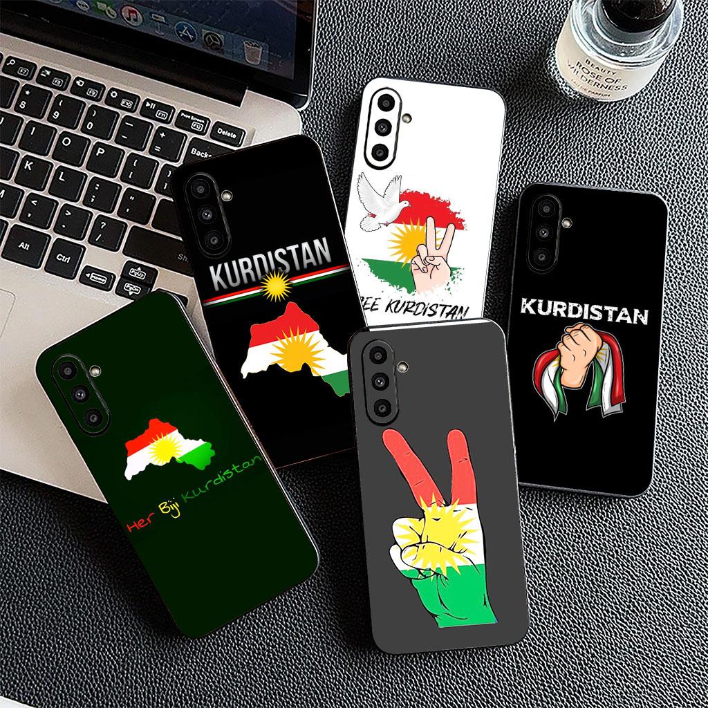 Soft Cover for OPPO A38 A18 A17 A40 A60 A80 A16 A78 A79 A54 A55 A57 4G 5G Coque Phone Case Kurdistan Flag