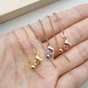 5pcs Adjustable Needle Clasp Beading Necklace Flat O Chain Fashionable Women's Jewelry Making Craft Accessory