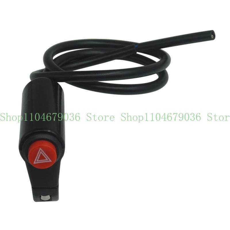 652F 22mm Motorcycle Switches Headlight Hazard Brake Fog Light ON OFF Handlebar Control Button Switches Pushbutton