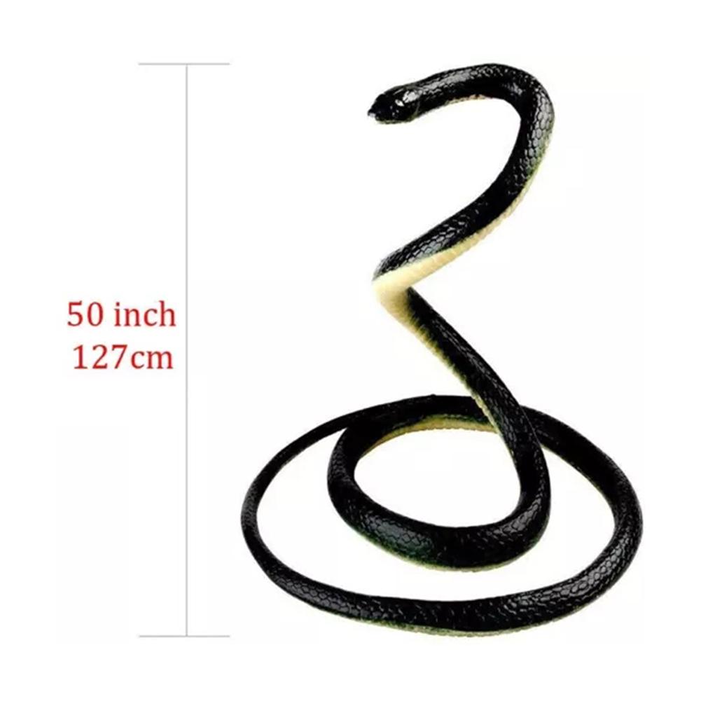 Simulation Snake Toy Garden Rubber Snakes Realistics Trick Toy For Play Pranks