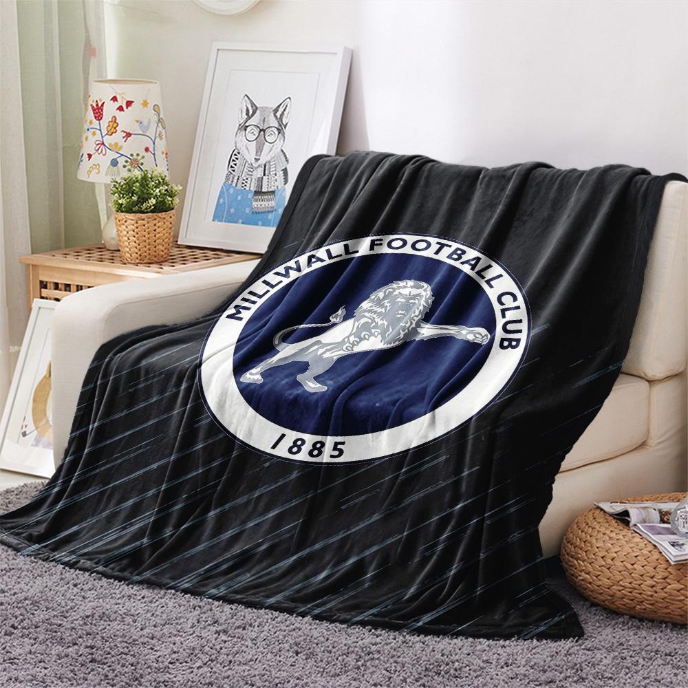 Millwall Football Club Flannel Blanket, High quality Comfortable for All Seasons, Home Decor, Warmth and Comfort