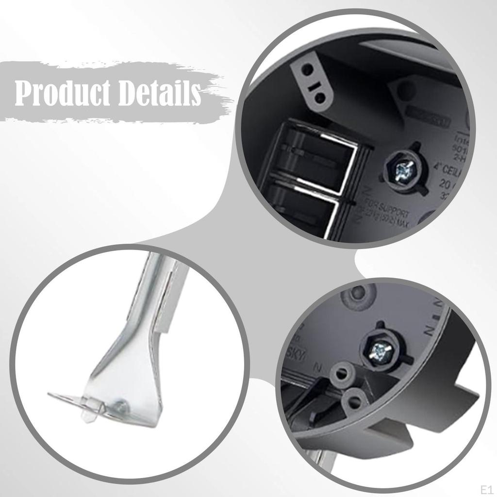 Ceiling Fan Brace Electrical Box Round Outlet Commercial Mounting Bracket