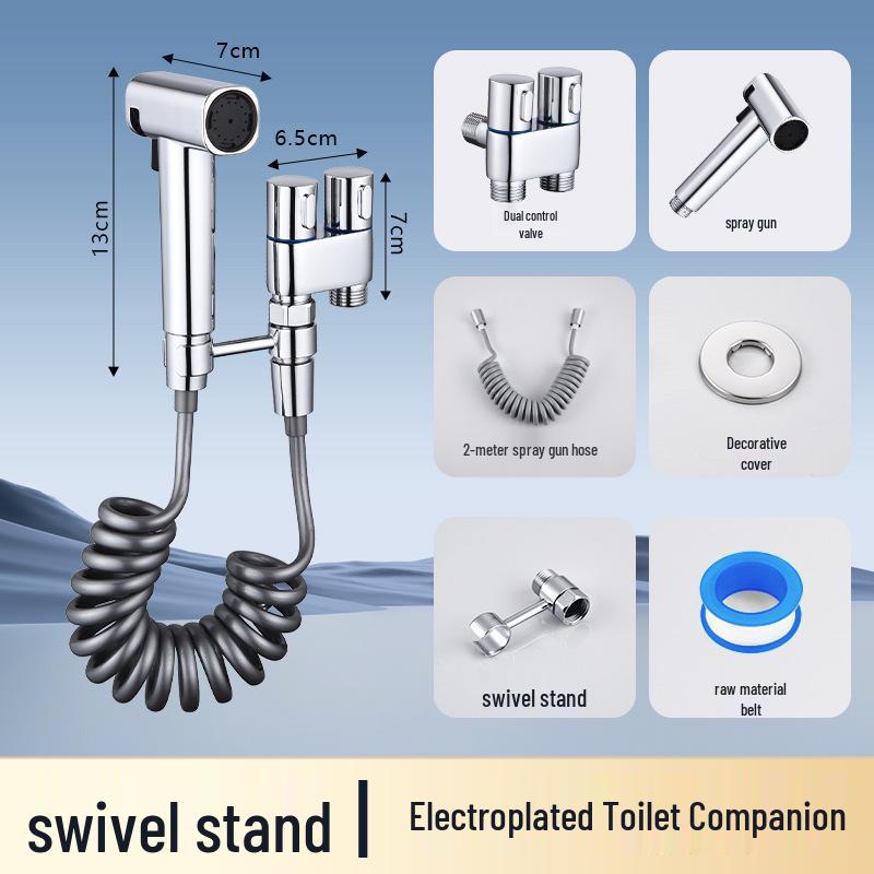 

High-Pressure Bidet Valve & Sprayer for Toilet
