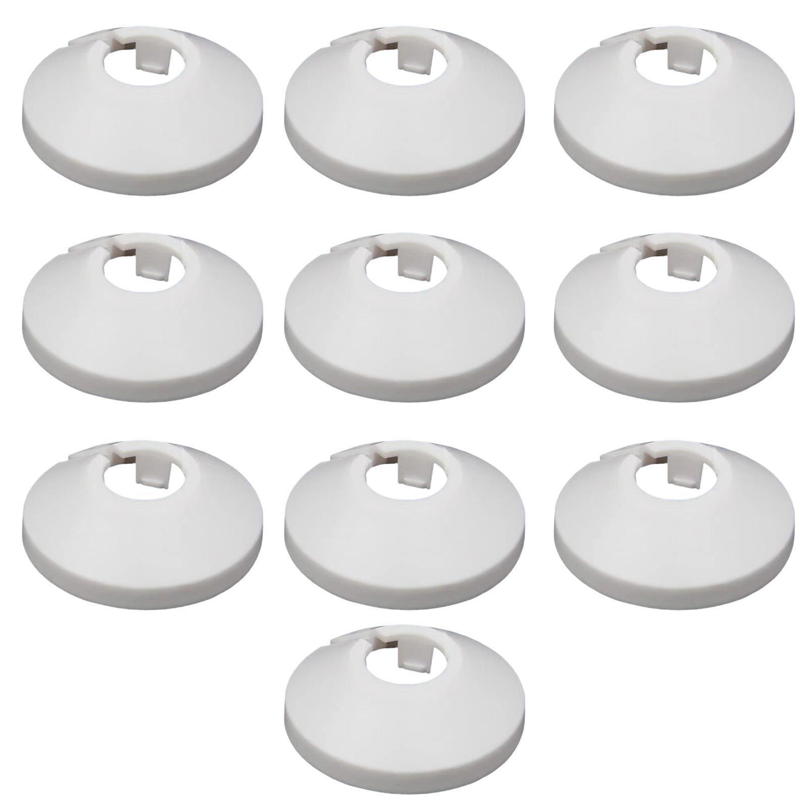 

10pcs Heater Pipe Coverings Plastic Radiator Pipe Covers Simple Installs for Aesthetic Enhancement & Easy Installation 10