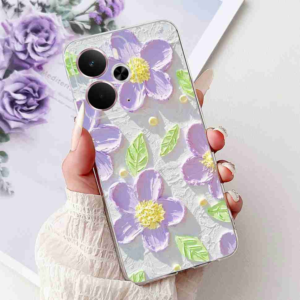 Bumper Clear Case For Realme 14 5G Soft Transparent Cases Silicone Shockproof Cover For Realme 14 14X Pro Realme14Pro Fundas