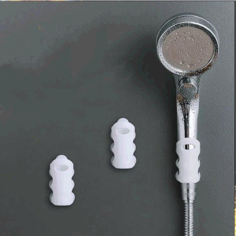 

1шт Ванная комната Не перфорированный силиконовый душ Сопло Присоска Держатель душевой кабины Для домашней ванной комнаты Аксессуары
