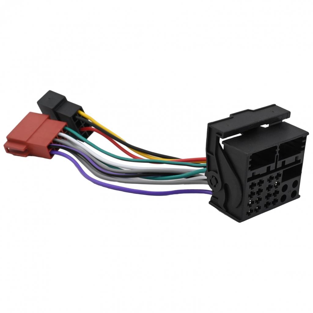 Car Radio For ISO Connector Adapter Cable for Various RCD Models Compatibility