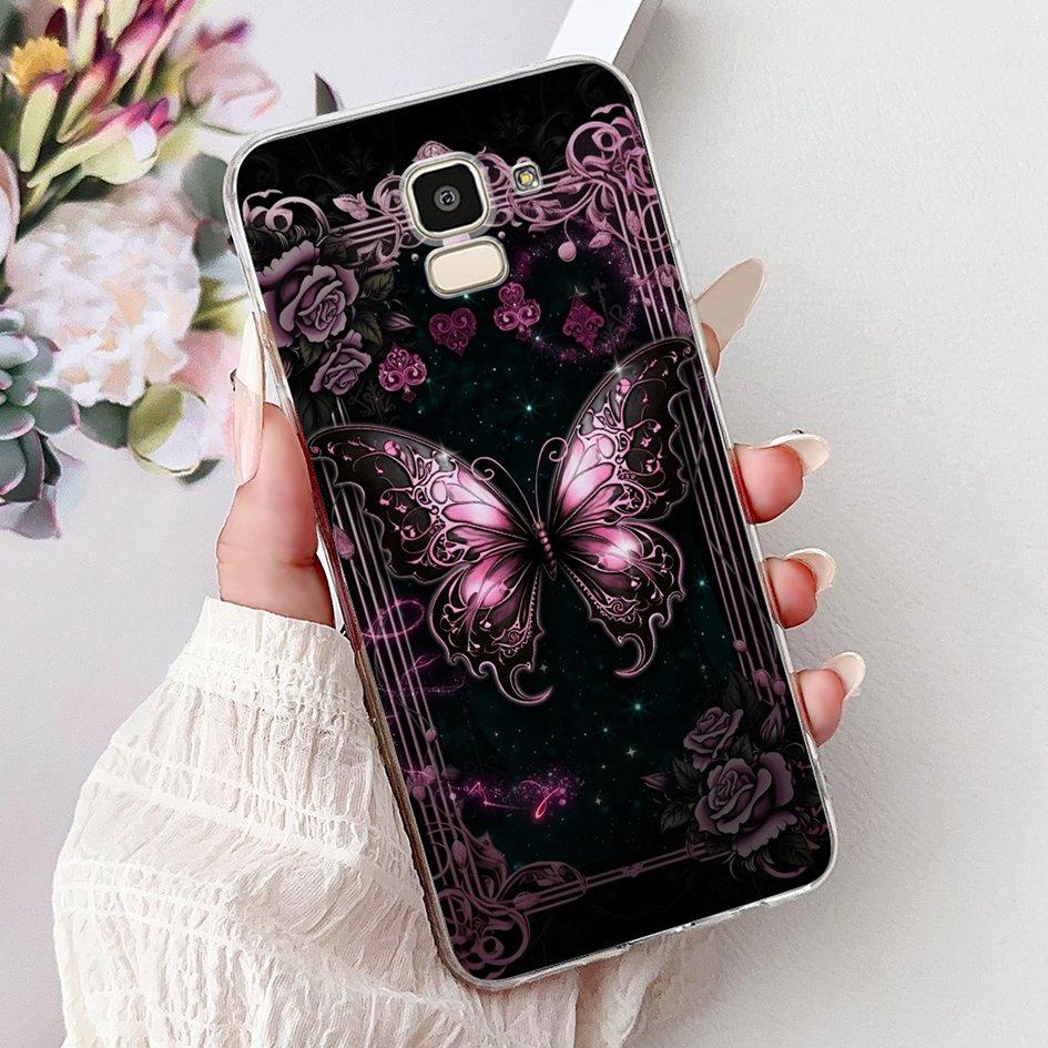 For Samsung Galaxy J6 2018 J600 SM-J600F Case Luxury Marble Dragon Soft Clear Silicone Phone Cover For Samsung J6 Plus J610 Capa