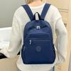 Lightweight Backpack Sleeve Pull Rod Women's Travel Backpack Water-repellent Nylon Schoolbag