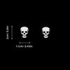 9Pcs/Set Waterproof Vinyl Skull Stickers, Auto Interior Engine Start Button Decal, Fashion Car Interior Decoration Accessories