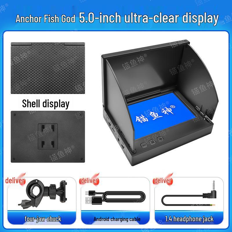 Ultra-Clear 5-Inch Fishing Sonar with High-Brightness IPS LCD and Long Battery Life